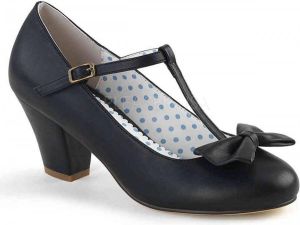 Pin Up Couture EU 40 = US 10 | WIGGLE 50 | 2 1 2 Cuben Heel T Strap Pump W Bow