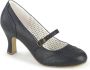 Pin Up Couture Pumps 41 shoes FLAPPER 32 Zwart - Thumbnail 2