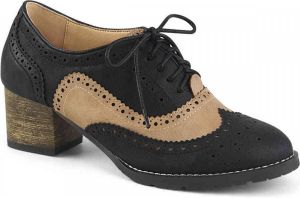 Pin Up Couture Lage schoenen 37 Shoes RUSSELL 34 Zwart Bruin