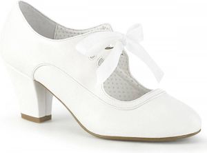 Pin Up Couture Lage schoenen 44 Shoes WIGGLE 32 Wit