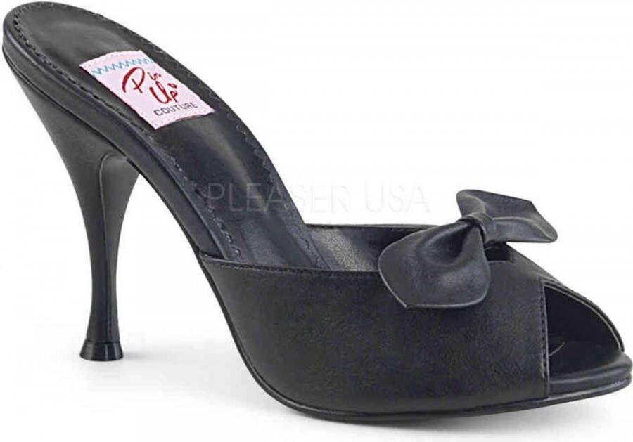 Pin Up Couture Muiltjes met hak 39 Shoes Monroe 08 Zwart