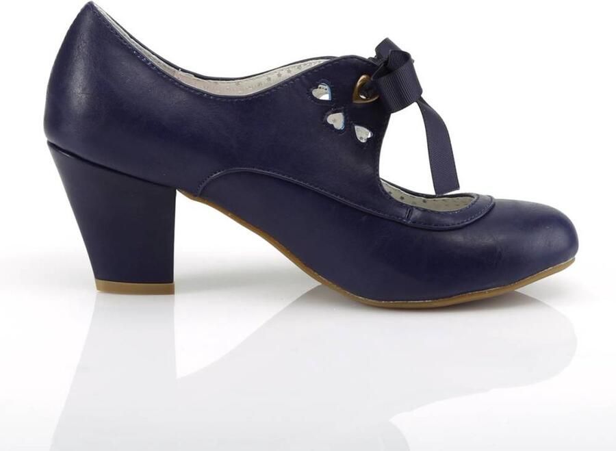 Pin Up Couture Pumps 44 Shoes WIGGLE 32 Blauw - Foto 3
