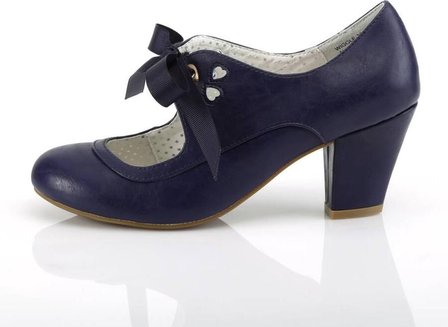 Pin Up Couture Pumps 44 Shoes WIGGLE 32 Blauw - Foto 4