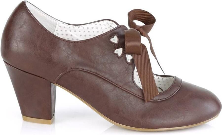 Pin Up Couture Pumps 44 Shoes WIGGLE 32 Bruin - Foto 3