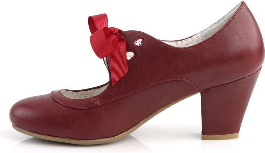 Pin Up Couture Pumps 42 Shoes WIGGLE 32 Bordeaux rood - Foto 5
