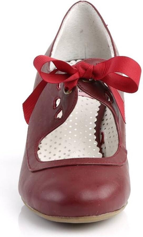Pin Up Couture Pumps 42 Shoes WIGGLE 32 Bordeaux rood - Foto 4