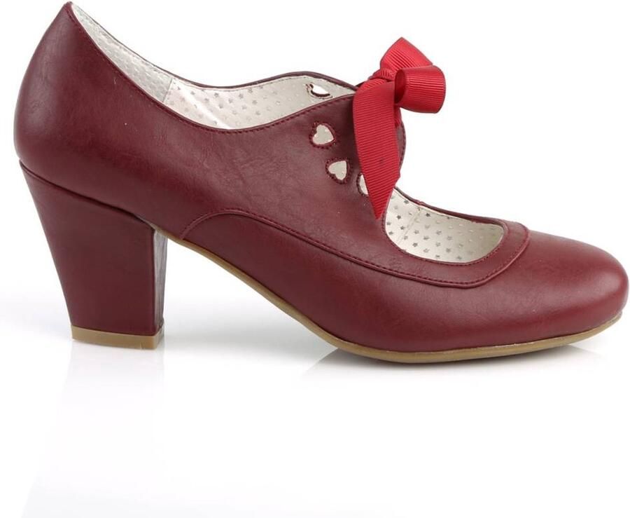 Pin Up Couture Pumps 44 Shoes WIGGLE 32 Bordeaux rood