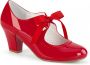 Pin Up Couture Pumps 37 Shoes WIGGLE 32 Rood - Thumbnail 2
