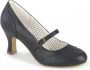 Pin Up Couture Pumps 41 shoes FLAPPER 32 Zwart - Thumbnail 1