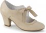 Pin Up Couture Pumps 44 Shoes WIGGLE 32 Beige - Thumbnail 3