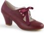 Pin Up Couture Pumps 44 Shoes WIGGLE 32 Bordeaux rood - Thumbnail 2