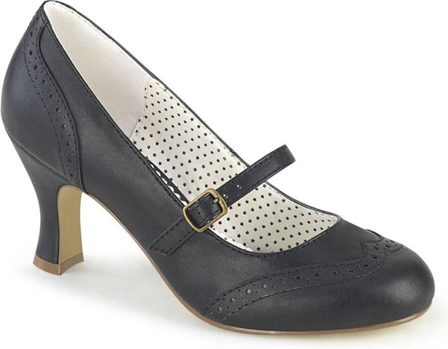 Pin Up Couture Pumps FLAPPER-32 Zwart