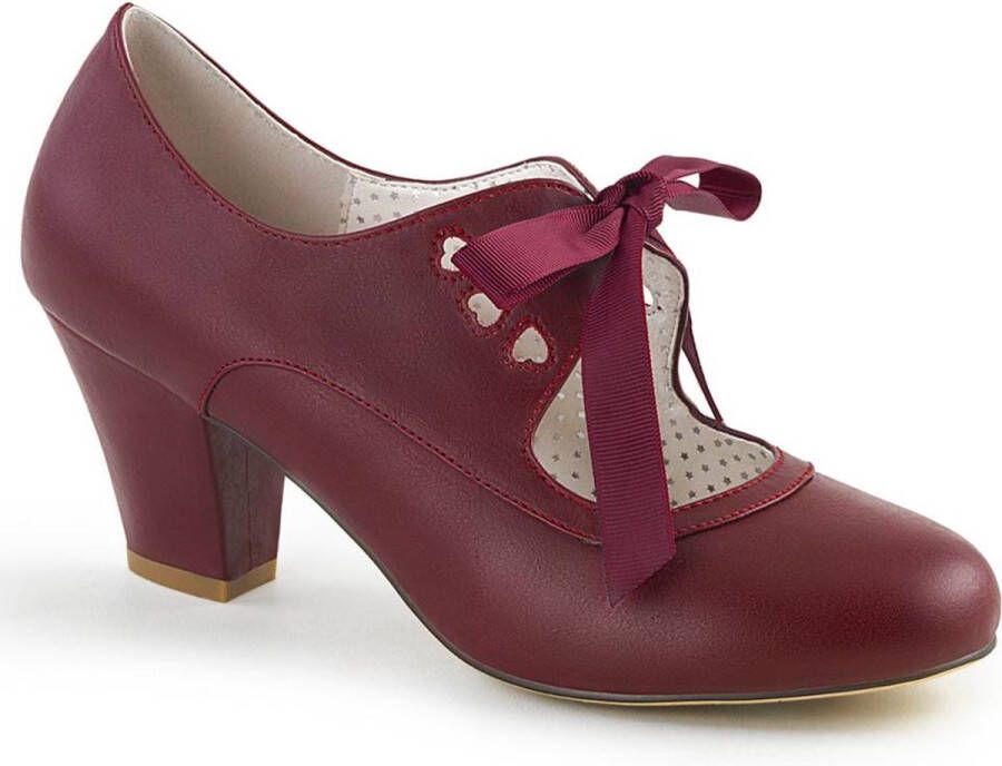 Pin Up Couture Pumps 42 Shoes WIGGLE 32 Bordeaux rood - Foto 3