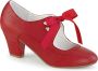Pin Up Couture Pumps 37 Shoes WIGGLE 32 Rood - Thumbnail 1