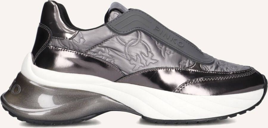 PINKO Lage Sneakers Dames Ariel 19 Maat: 37 Materiaal: Leatherlook Kleur: Metallic