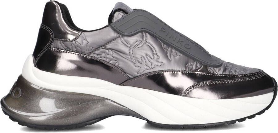 PINKO Lage Sneakers Dames Ariel 19 Maat: 37 Materiaal: Leatherlook Kleur: Metallic