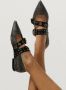 PINKO Ballerina Dames Gianira Maat: 38 Materiaal: Leer Kleur: Zwart - Thumbnail 2