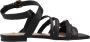 Pinko Slippers & Mules Leather sandals 'Marli' in zwart - Thumbnail 1