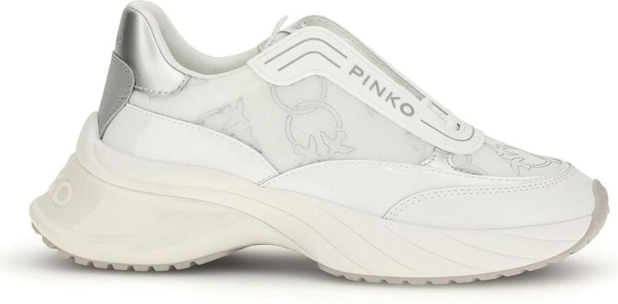 Pinko Ariel 19 Sneaker Calf Leather Patent Monogram Net