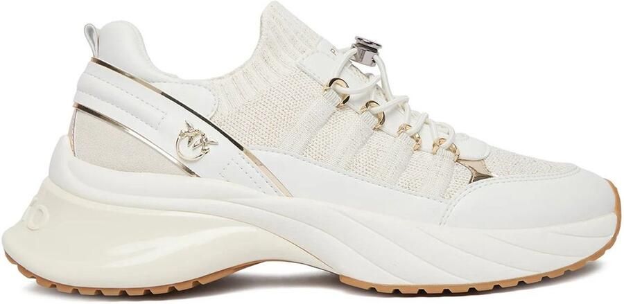 Pinko Ariel 34 Sneaker Calf Leather Knit