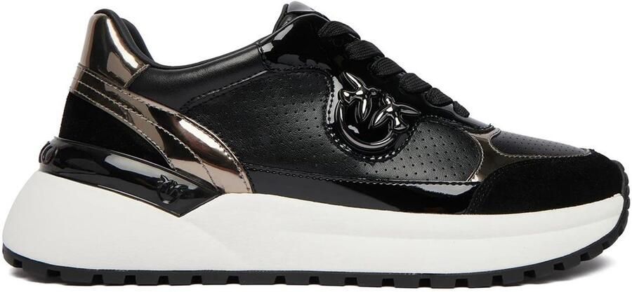 Pinko Gem 15 Sneaker Cow Suede Perforated - Foto 1