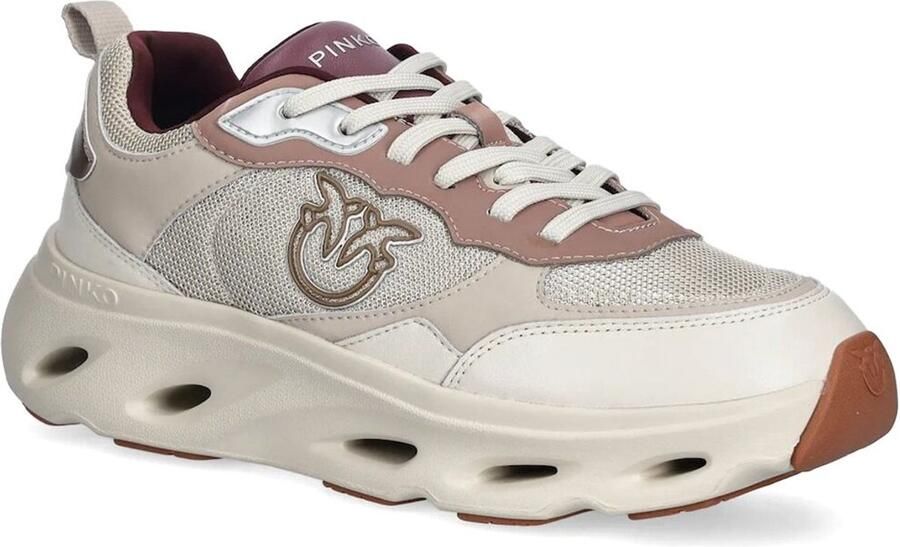Pinko Pink 09 Sneaker Calf Leather Mesh
