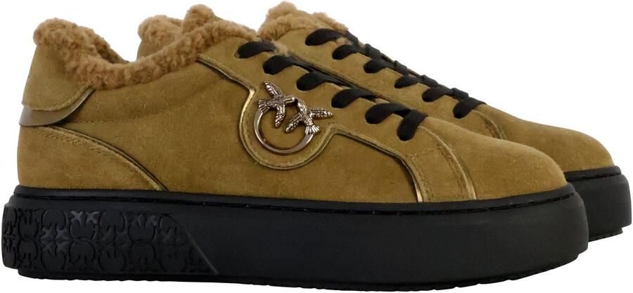 Pinko Yoko 01 Leren Lage Sneakers