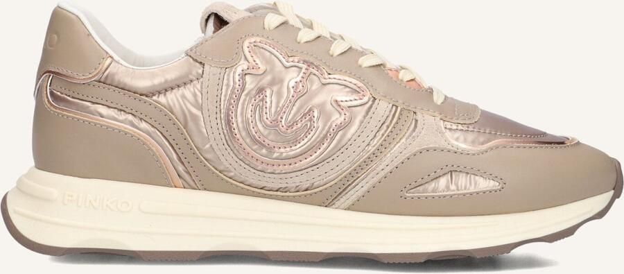 Pinko Zoe 01 Sneakers Dames Leren Sneaker Metallic