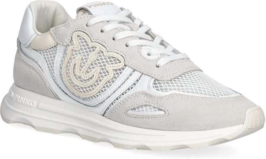 Pinko Zoe 18B Sneaker Cow Suede Mesh Patent