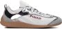 PINKO Lage Sneakers Dames Reby 03 Maat: 39 Materiaal: Textiel Kleur: Zilver - Thumbnail 1