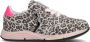 Pinocchio F1584 suède sneakers met panterprint beige roze - Thumbnail 3