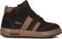 Pinocchio P1253 Sneakers Leren Sneaker Jongens Bruin - Thumbnail 1