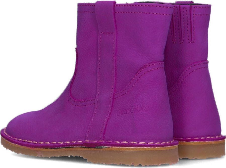 Pinocchio P1603 Enkellaarsjes Enkelboots met rits Meisjes Paars - Foto 3