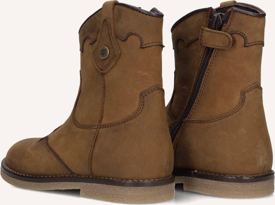 Pinocchio P1674 Enkellaarsjes Enkelboots met rits Meisjes Bruin - Foto 3