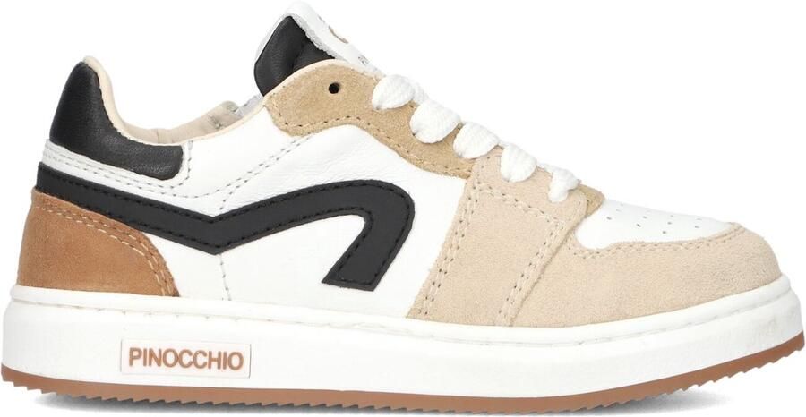 Pinocchio Jongens Sneakers P1015 Leren Lage sneakers Wit
