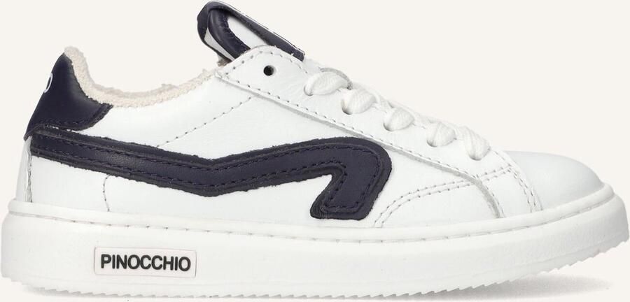 Pinocchio P1516 Sneakers Jongens Leren Sneaker Wit