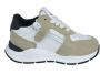 Pinocchio leren sneakers wit beige zwart - Thumbnail 2