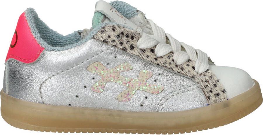 Pinocchio Sneakers Meisjes Zilver