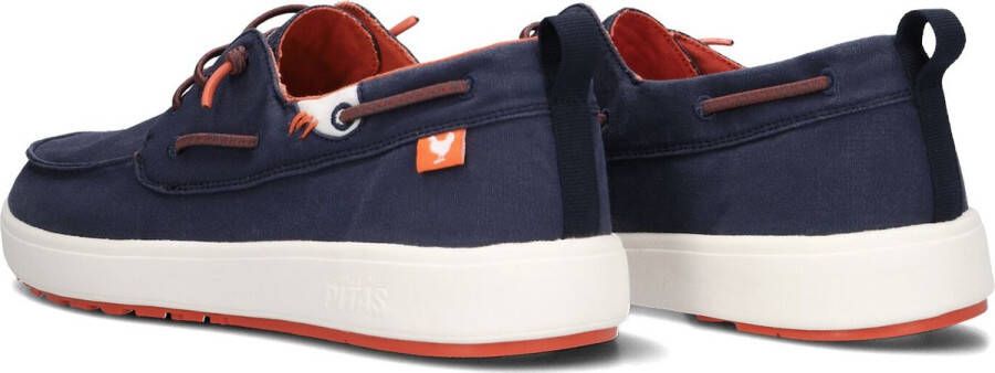 PITAS Instappers Heren Maui Maat: 45 Materiaal: Canvas Kleur: Blauw - Foto 1