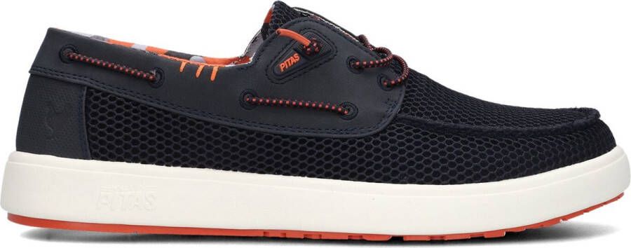 PITAS Instappers Heren Rimini Maat: 45 Materiaal: Mesh Kleur: Blauw