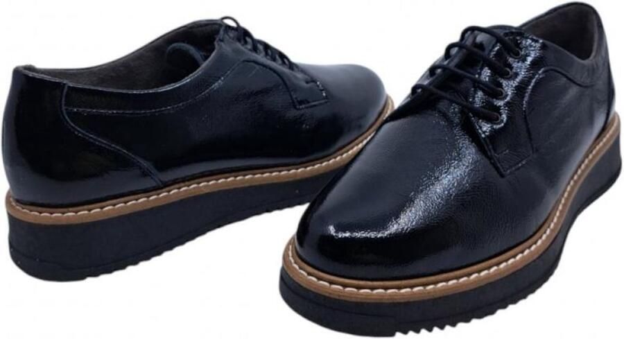 Pitillos Veterschoenen blucher Black veterschoen