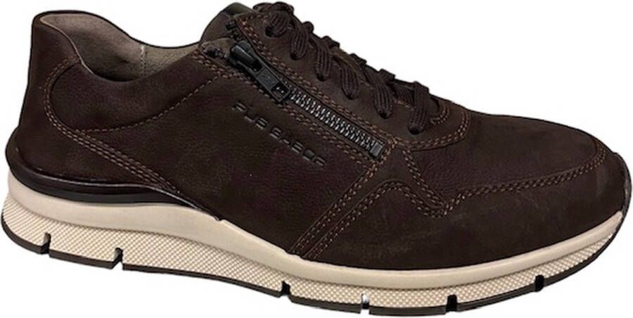 Pius Gabor 1031.14.01 Velvet Nub.Mocca-veterschoen pius