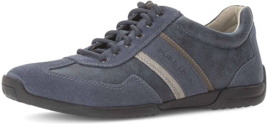 Pius Gabor Sneakers vrijetijdsschoen lage schoen veterschoen met logo breedte g (=breed)