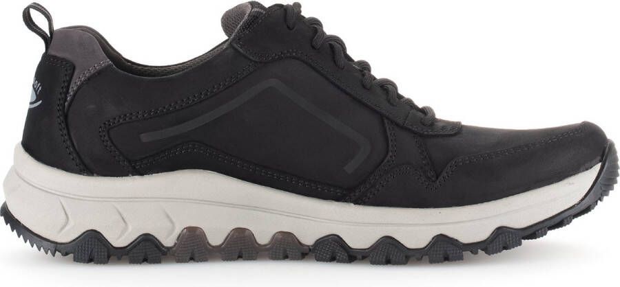 Pius Gabor rollingsoft sensitive 8005.10.01 heren rollende wandelsneaker zwart waterdicht