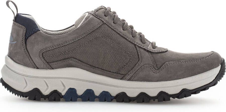 Pius Gabor rollingsoft sensitive 8005.11.02 heren rollende wandelsneaker grijs waterdicht