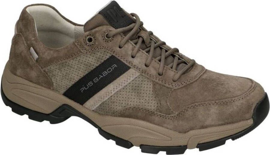 Pius Gabor -Heren taupe donker sneakers