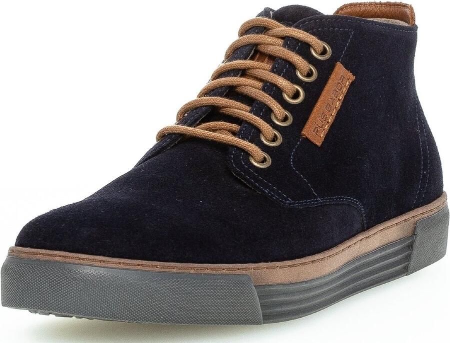 Gabor Moderne hoge suède sportsneakers Blue Dames - Foto 4