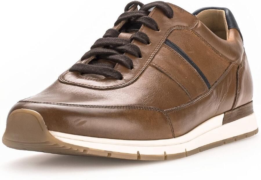 Gabor Heren wandelsneakers van gecertificeerd leer Bruin - Foto 2
