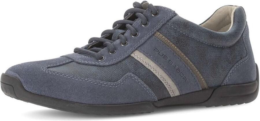 Pius Gabor Sneakers vrijetijdsschoen lage schoen veterschoen met logo wijdte g (=wijd)