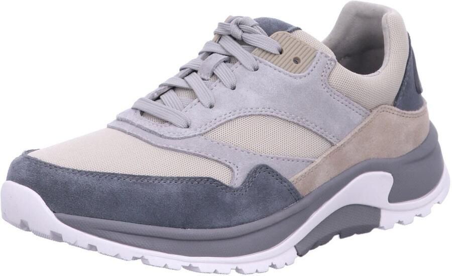 Gabor Rollingsoft Sneakers met sleehak vrijetijdsschoen lage schoen veterschoen met verwisselbaar voetbed breedte g